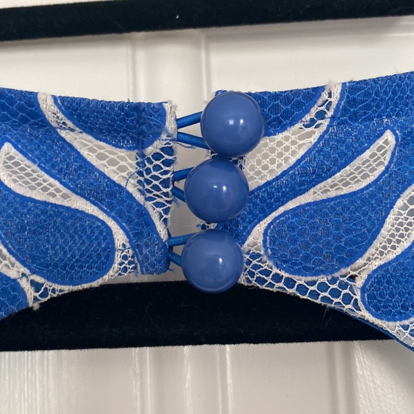 Anthropologie Blue and White Plenty by Tracy Reese Dress - Picture 5 of 9